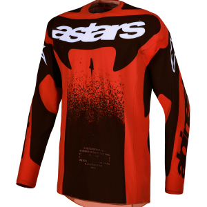 Maglia ALPINESTARS TECHSTAR SWAN ROSSO CARDINALE/NERO/BIANCO