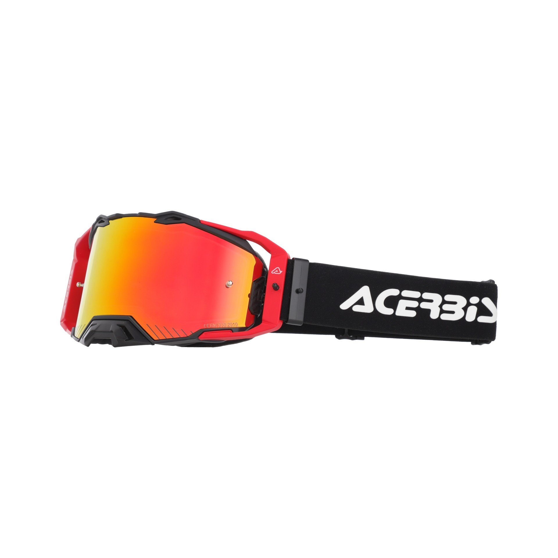 occhiali maschera motocross enduro mtb acerbis vulcan lente specchio