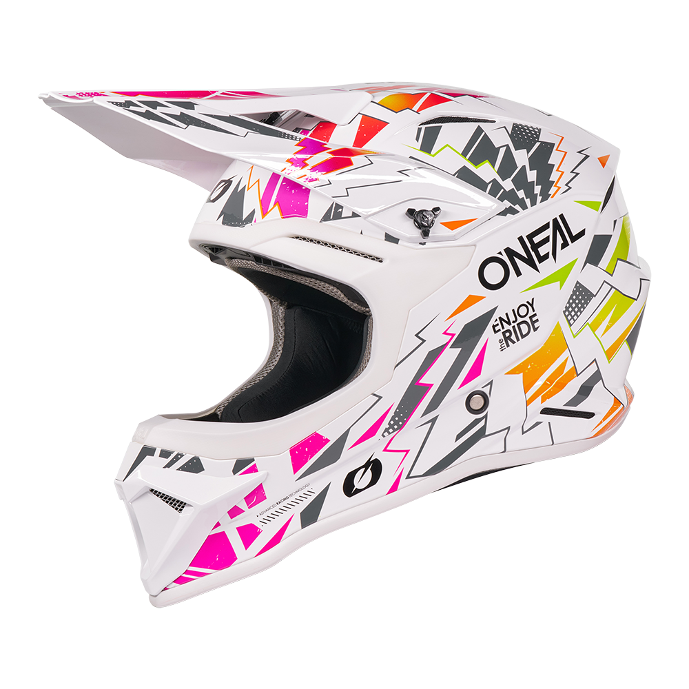 Casco O'NEAL 1 SERIES YOUTH STIXX V.27 BIANCO/MULTI