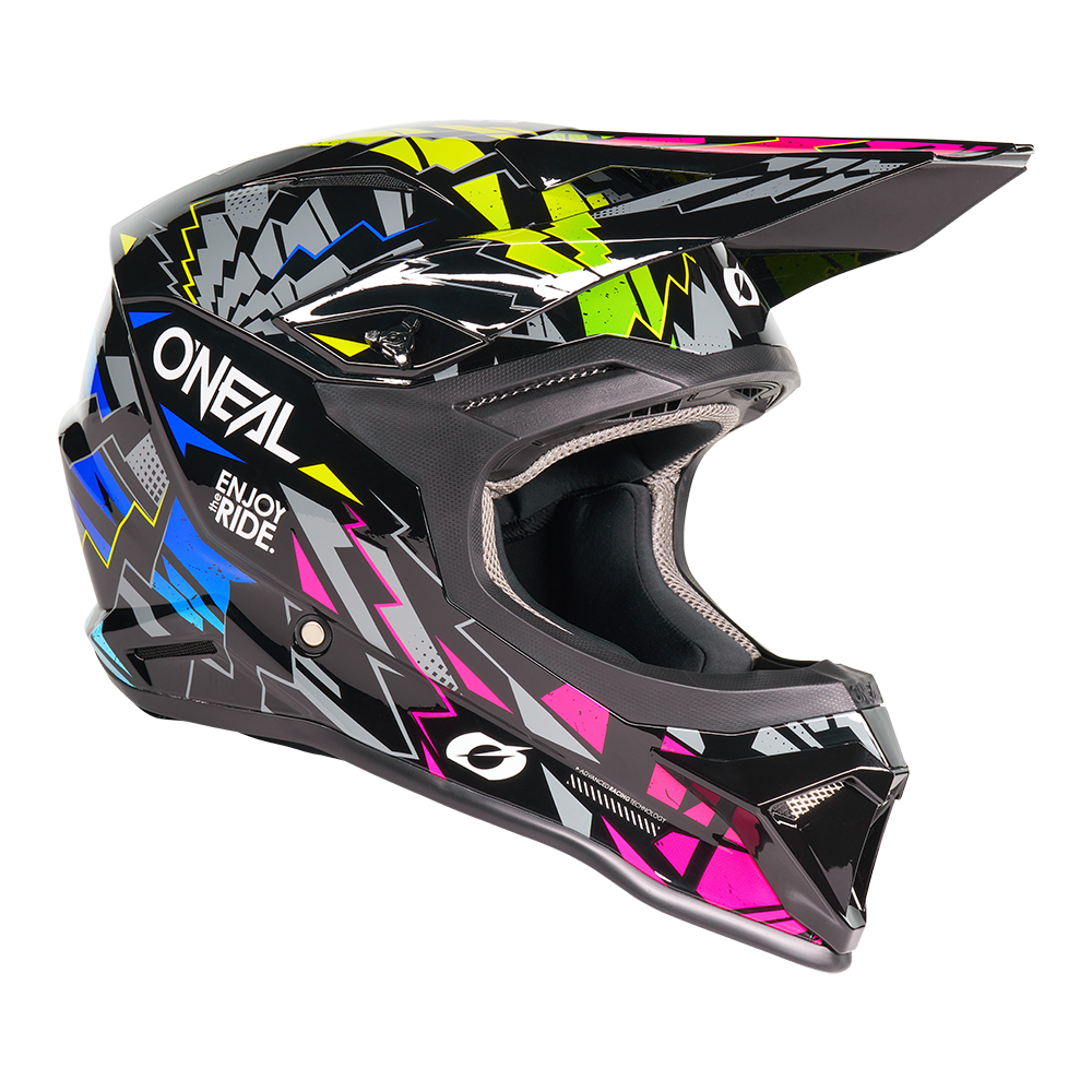 Casco O'NEAL 1 SERIES YOUTH STIXX V.27 NERO/MULTI - immagine 2