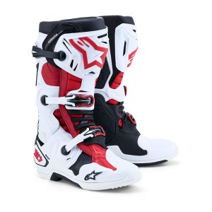 Stivali ALPINESTARS TECH 10 bianco/nero/rosso